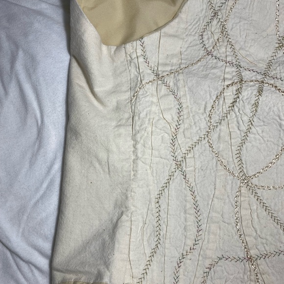 Vintage Handmade Cream Vest - Picture 6 of 15